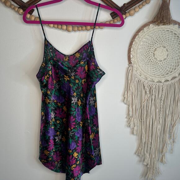Vintage Inner Most Floral Satin Slip Dress - Picture 6 of 6